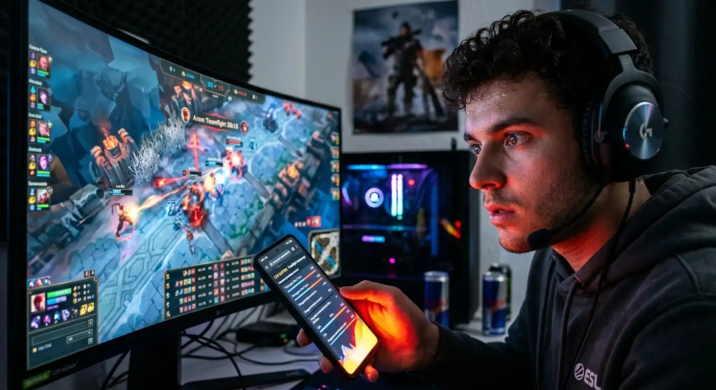 Sich im Sekundentakt ändernde Live-Quoten nach einem Teamfight bei LoL