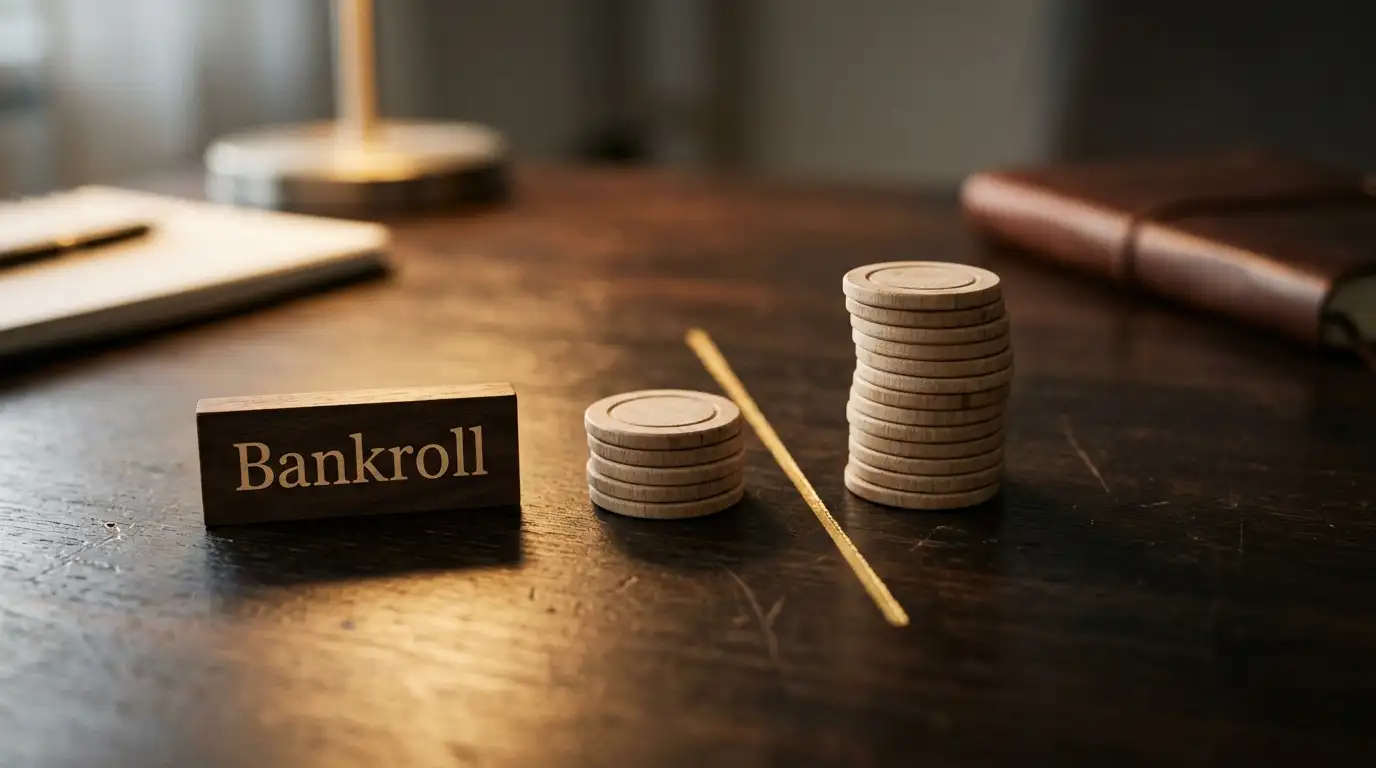 Bankroll-Management mit kleiner gleichbleibender Einsatzgröße gegen Pechsträhnen beim Wetten