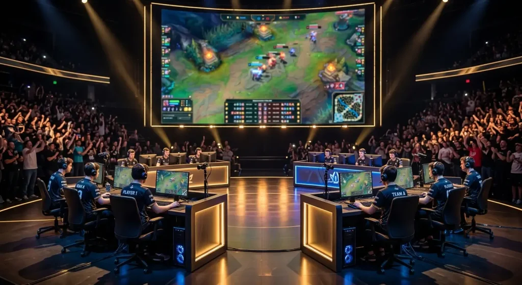 Schematische Darstellung eines Map-Handicaps in einer Best-of-Serie bei League of Legends