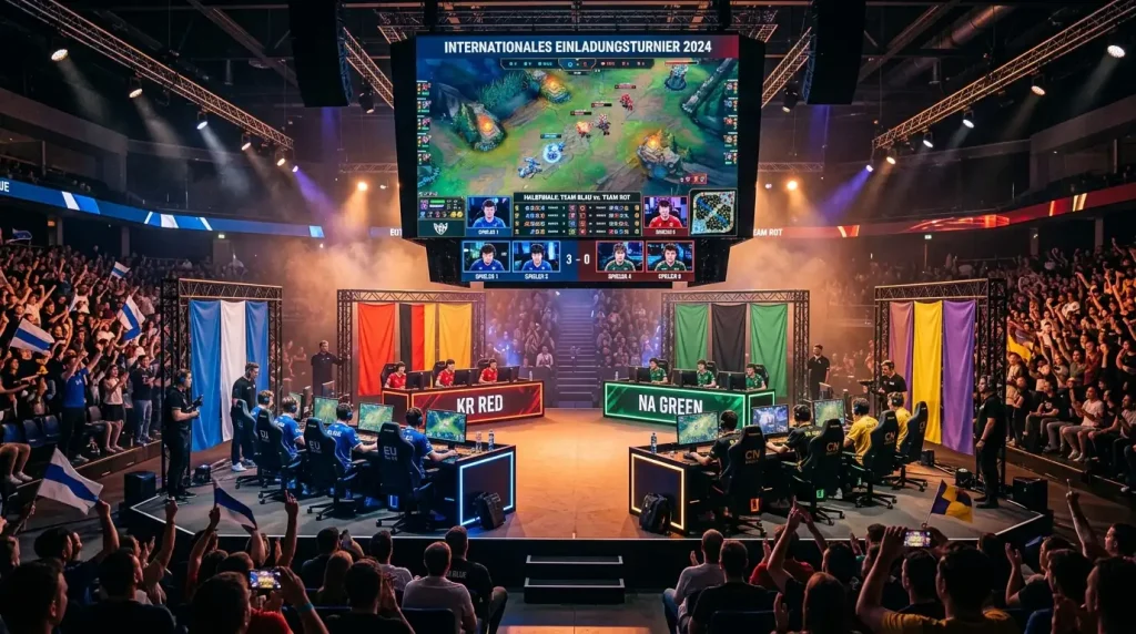 Mid-Season Invitational von League of Legends mit internationalen Teams auf der Bühne