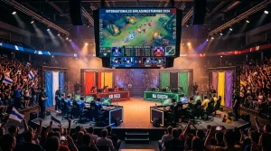Mid-Season Invitational von League of Legends mit internationalen Teams auf der Bühne