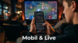 Mobile LoL-Wetten per App auf dem Smartphone mit schnellen Live-Quoten